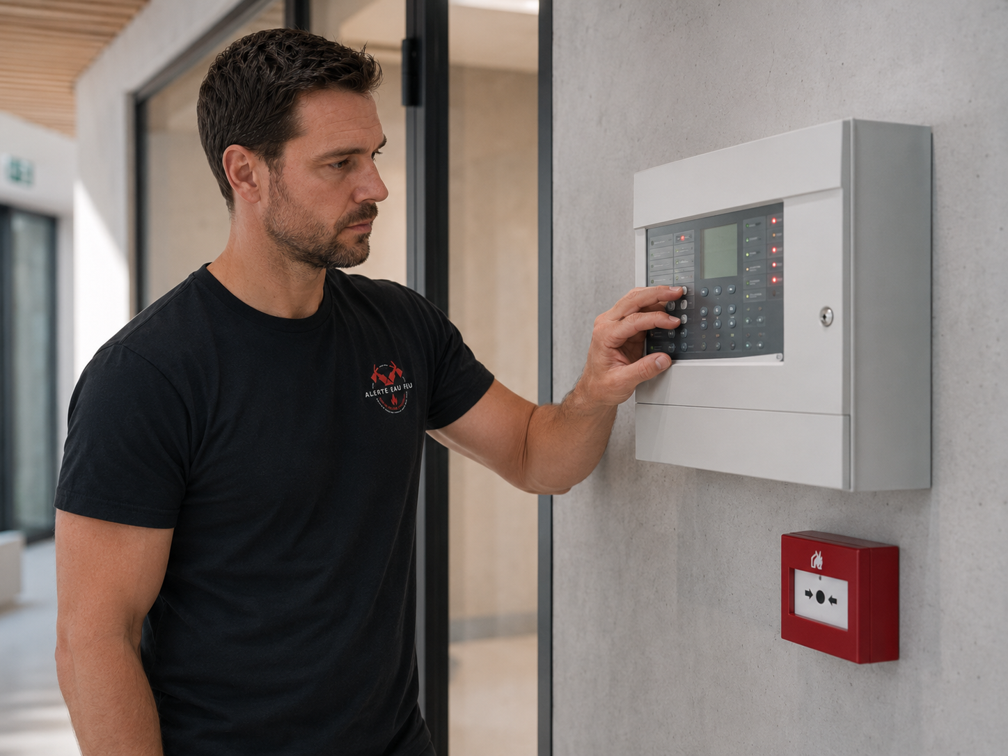 Alarmes incendie & SSI — réalisation ALERTE EAU FEU